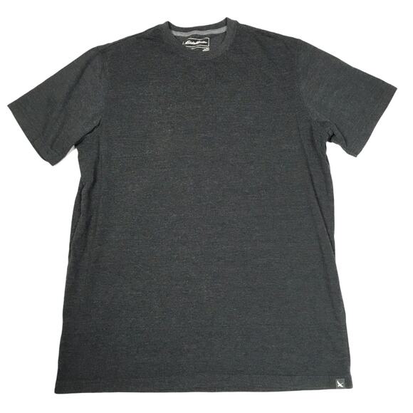 Eddie Bauer T-Shirt Legend Wash Short Sleeve Grey‎ Mens Large Tall Crewneck Tee - Picture 1 of 9